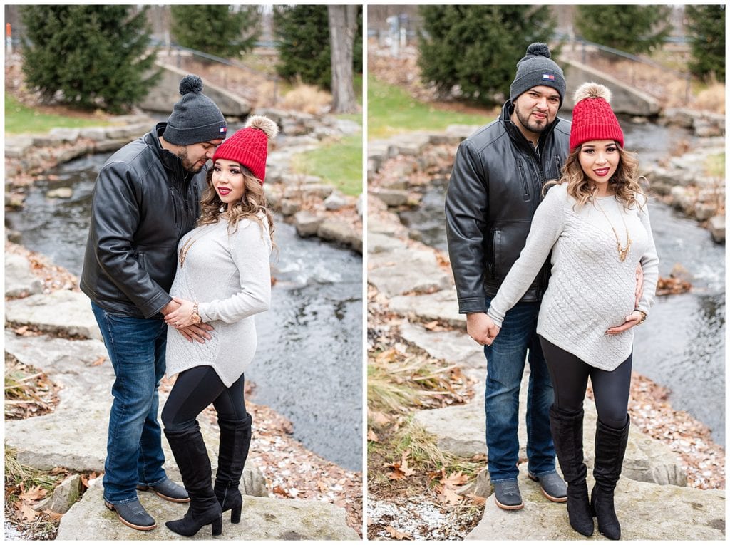 Romantic Winter Maternity Shoot| Leidy and Josh 