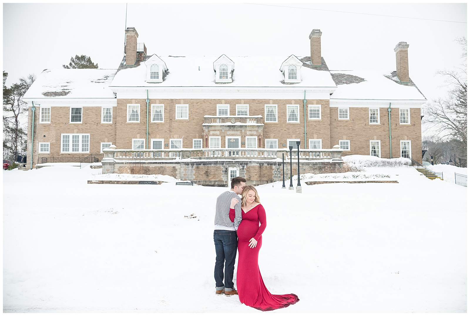Felt Mansion Winter Maternity Session | Leidy & Josh | Wedding Photography