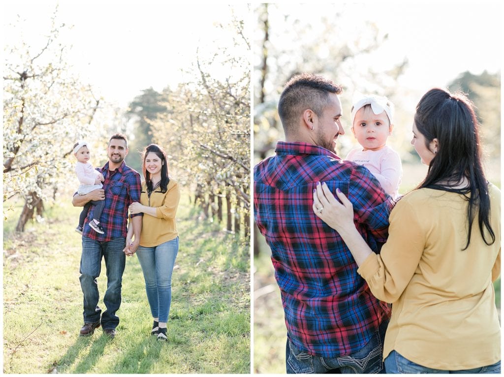 Robinette's Apple Haus and Winery Springtime Family Session | Michigan Wedding Photographers | Leidy & Josh