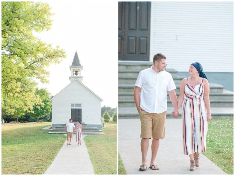Felt Mansion Summer Engagement Leidy & Josh Photography