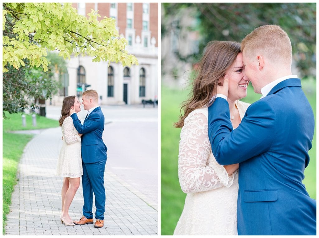 Chic Downtown Grand Rapids Engagement