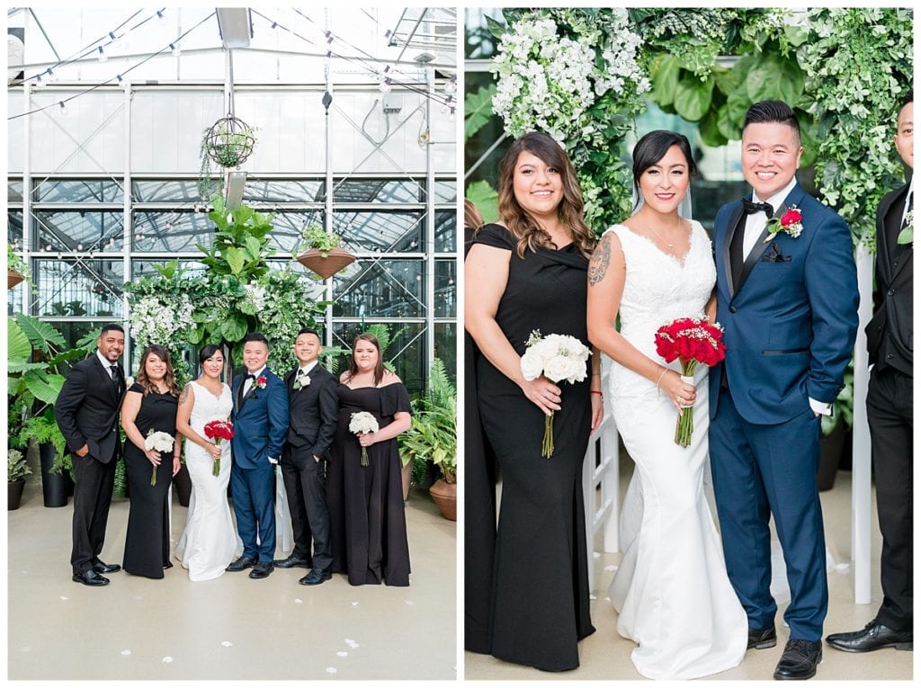 Bridal party portraits by Leidy & Josh at Downtown Market wedding.