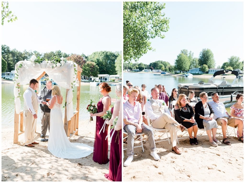 Beach Wedding At Sandy Pines Resort
