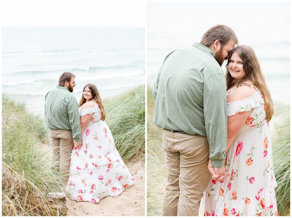 Soft and Romantic Beach Engagement