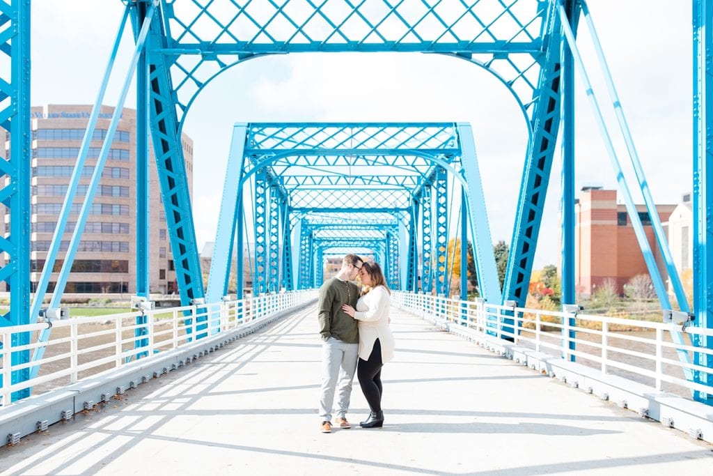Grand Rapids Blue Bridge Engagement
