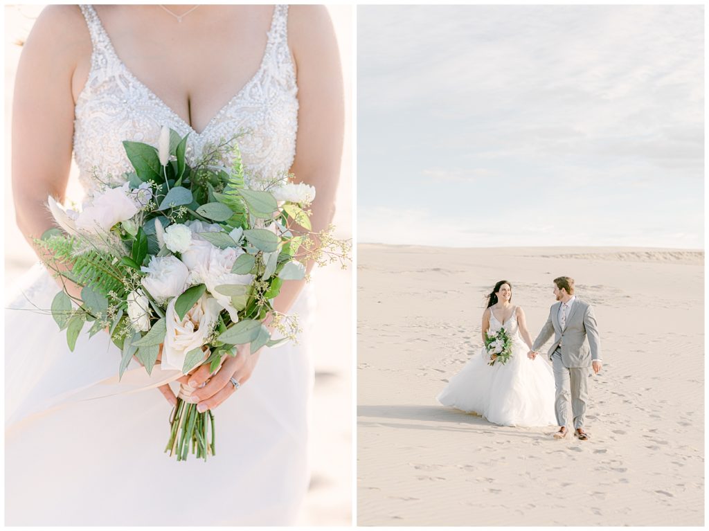 Silver Lake Sand Dunes Wedding