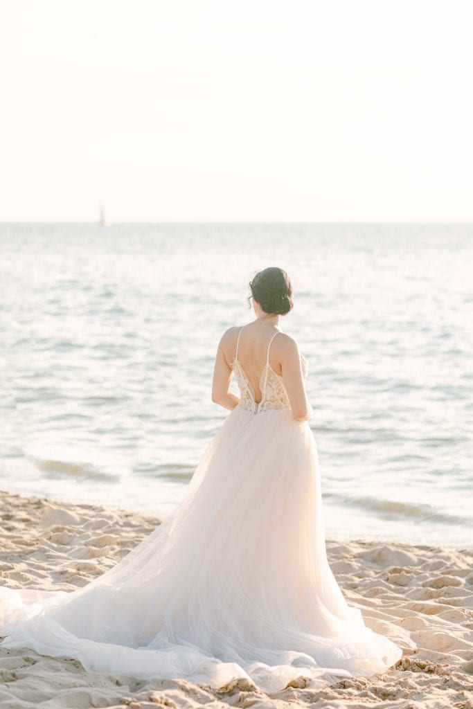 Lake Michigan Beach Wedding Editorial