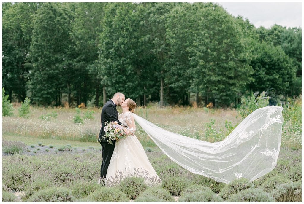 Intimate Lavender Farm Wedding