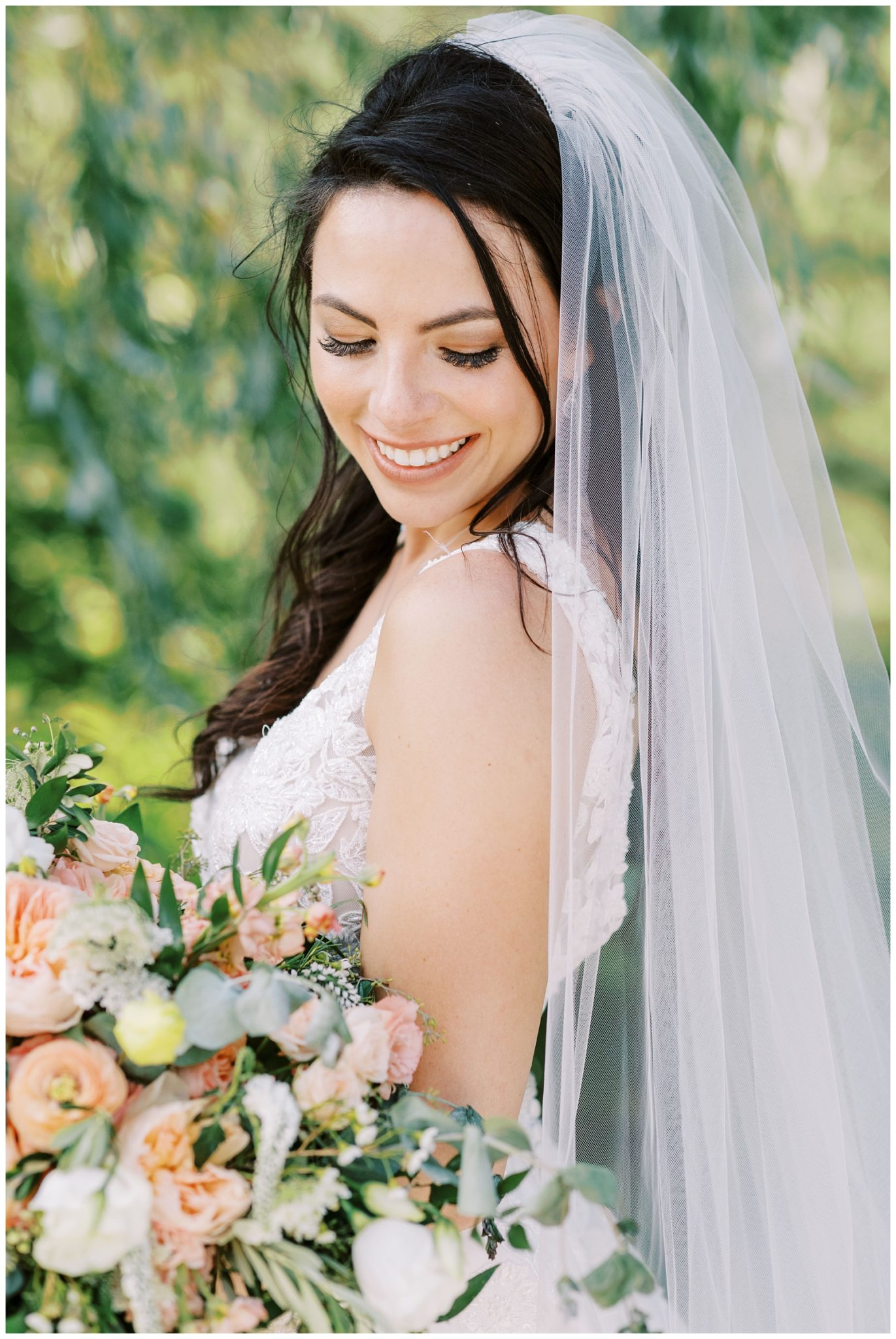 Bridal Portrait with bouquet