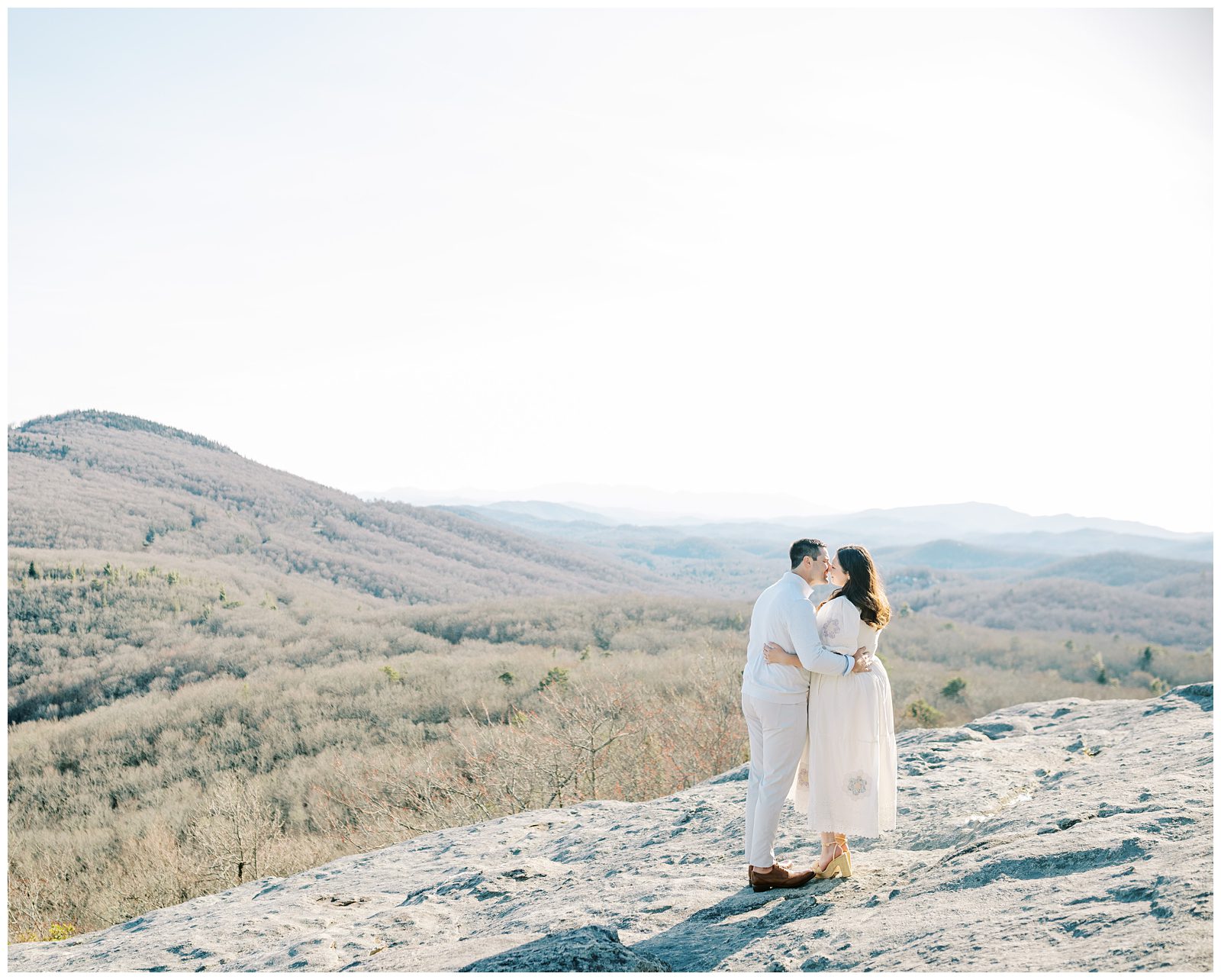 Engagement photos in the mountains of North Carolina